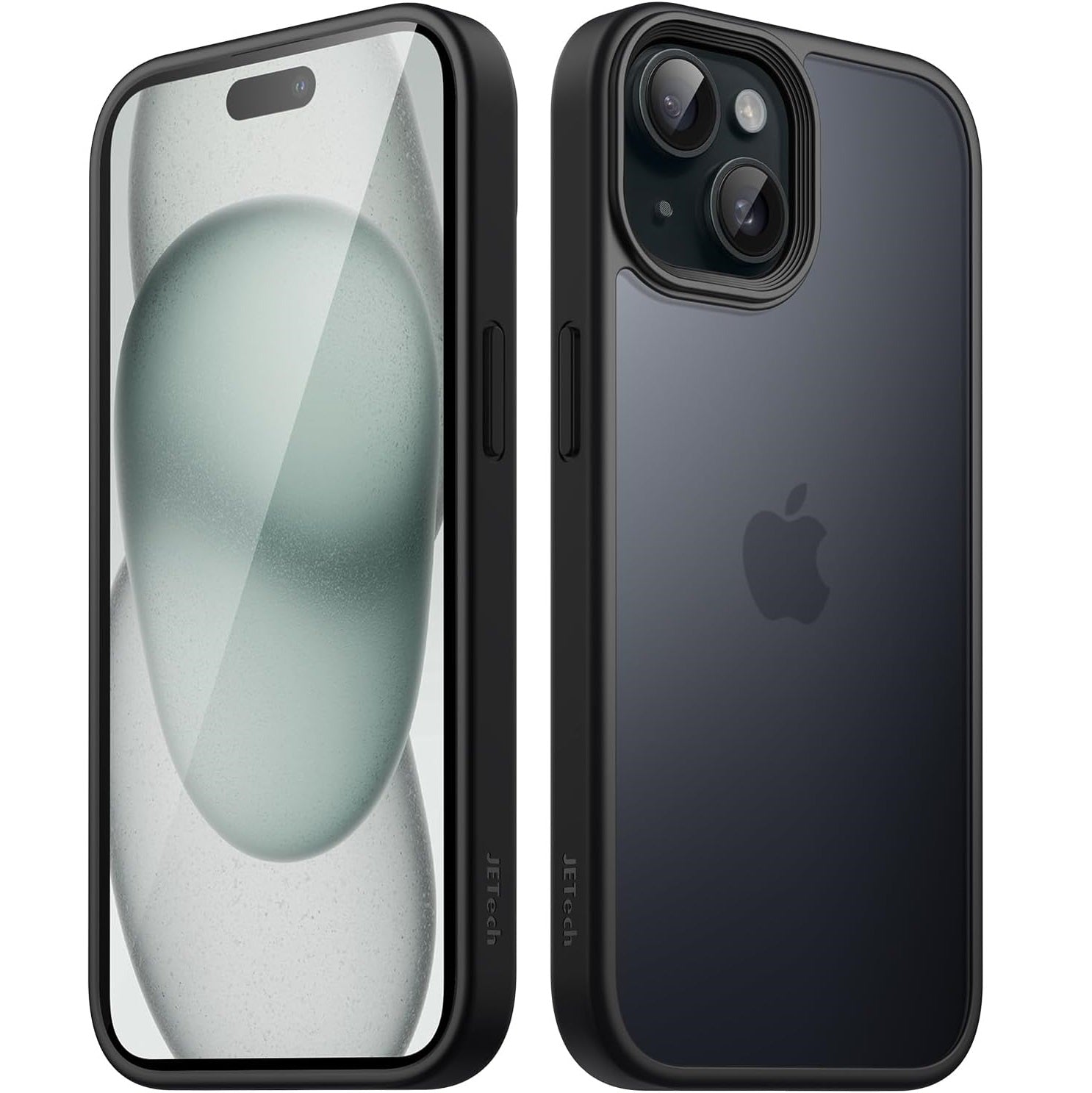 JETech Matte Shockproof Frosted Case - For iPhone 15 - mosaccessories